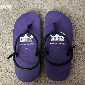 Never worn tiddies sandals